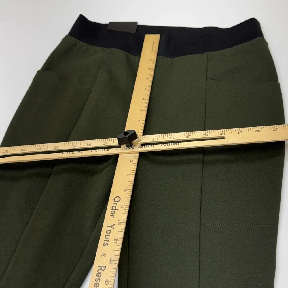 Banana Republic Legging Womens Medium Green Dark Academia Preppy Professional